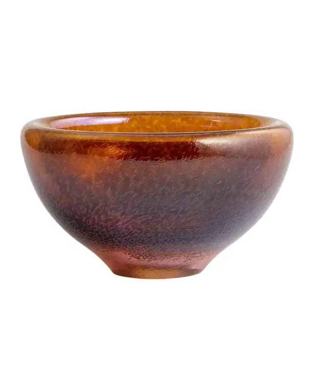 Kosta Boda Beans Clear Frosted Crystal Decorative Bowl