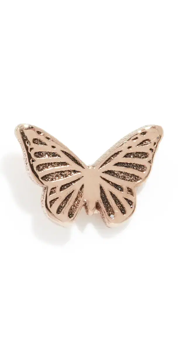 Zoe Chicco 14k Gold Itty Bitty Butterfly Single Stud Earring Yellow Gold One Size