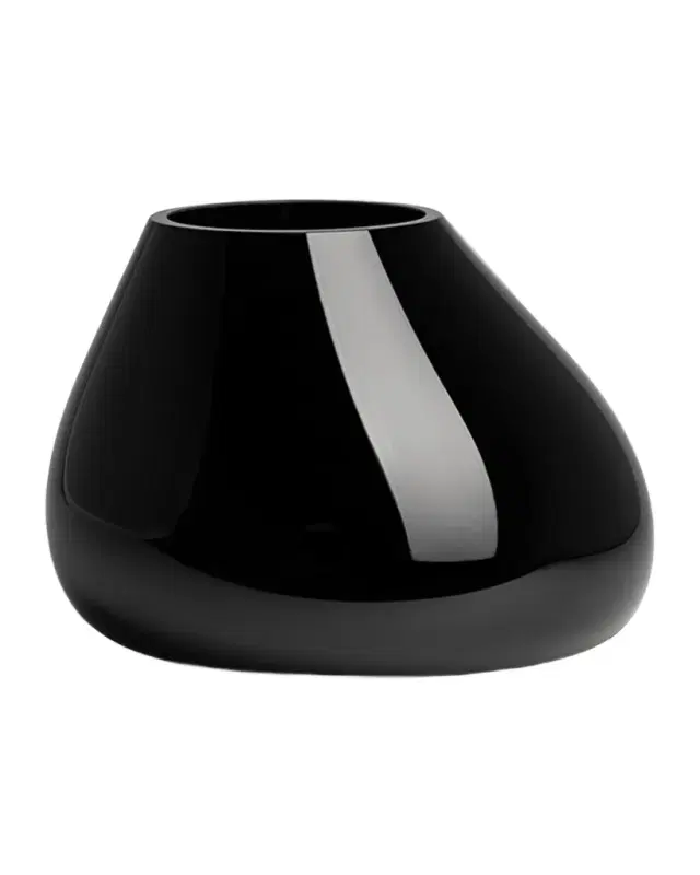 Orrefors Ebon Black Medium Vase