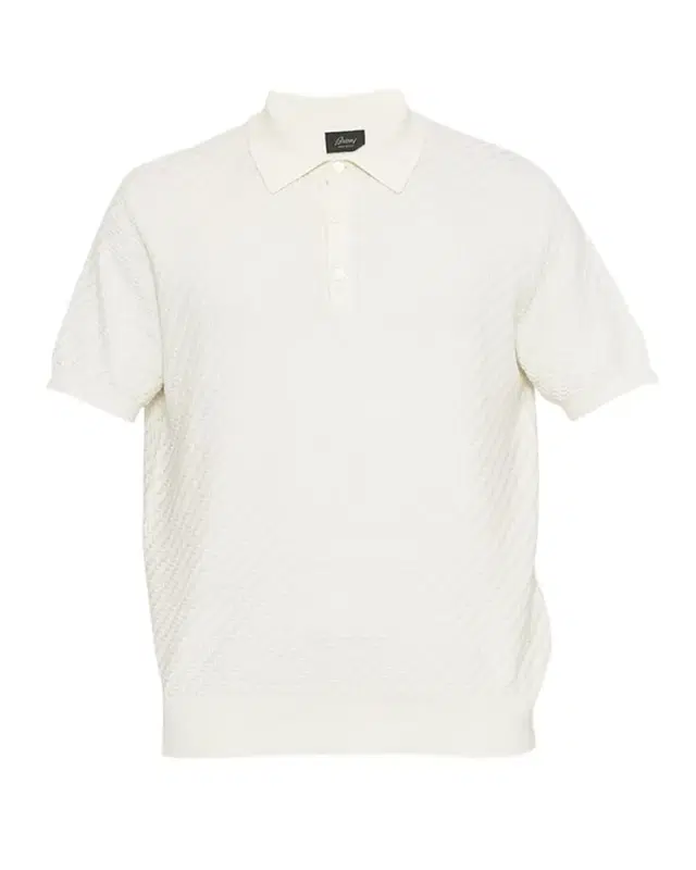 Brioni Men's Basketweave Stitch Polo Sweater