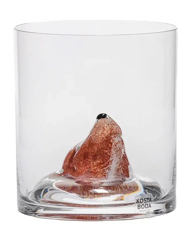 Kosta Boda New Friends Tumbler Fox