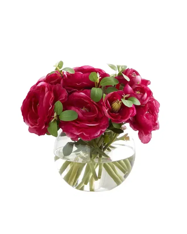 John-Richard Collection Beauty Ranunculus Faux-Floral Arrangement