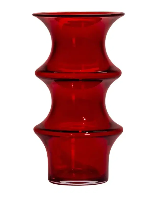 Kosta Boda Pagod Large Clear Vase, 10"