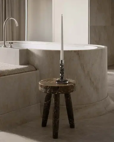 Orrefors 7" Carat Graphite Candlestick | Thumbnail 2