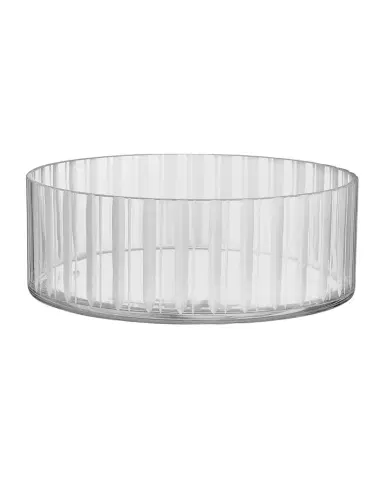 Orrefors 11" Cut in Number Stripes Bowl | Thumbnail 1 Orrefors 11" Cut in Number Stripes Bowl | Thumbnail 1