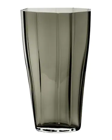 Orrefors Reed Medium Moss Green Vase, 11.8" | Thumbnail 1