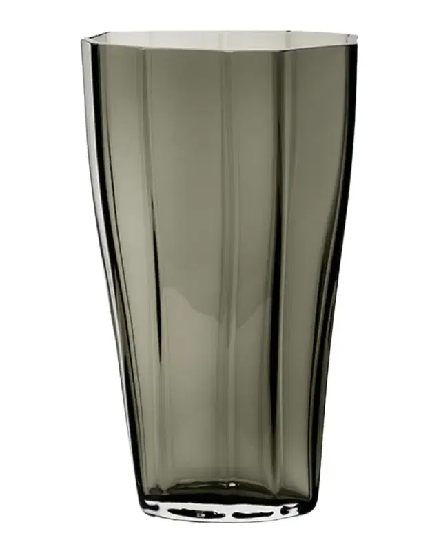Orrefors Reed Medium Moss Green Vase