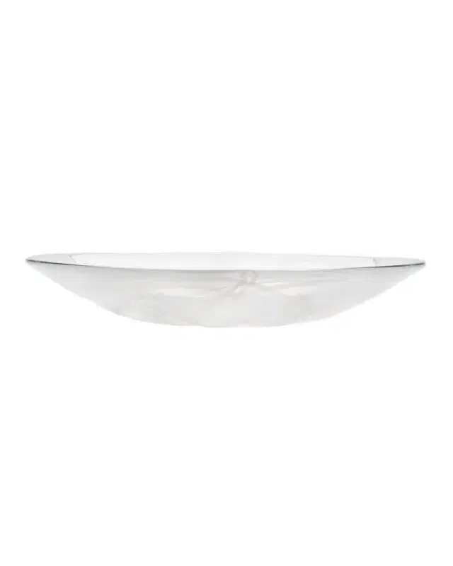 Kosta Boda Contrast White Dish
