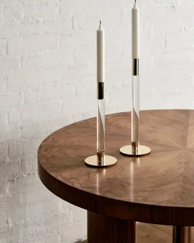 Orrefors 10" Lumiere Candlestick | Thumbnail 2