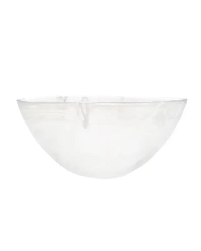 Kosta Boda Contrast White Bowl, Large