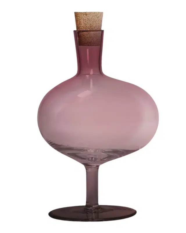 Kosta Boda Burgundy Bod Bottle, Medium