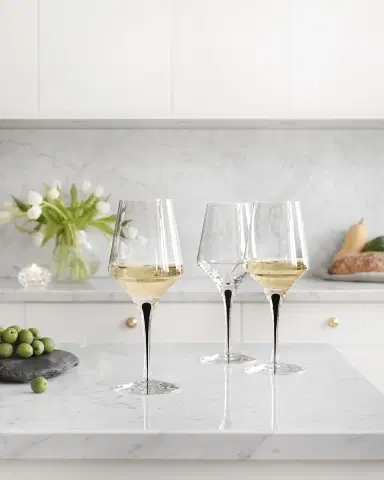 Orrefors Metropol White Wine Glasses | Thumbnail 3