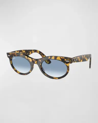 Ray-Ban Wayfarer Oval Gradient Propionate Sunglasses | Thumbnail 3 Ray-Ban Wayfarer Oval Gradient Propionate Sunglasses | Thumbnail 3