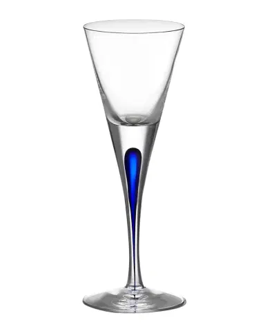 Orrefors Intermezzo Blue Snaps Glass | Thumbnail 1 Orrefors Intermezzo Blue Snaps Glass | Thumbnail 1