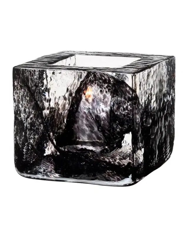 Kosta Boda Brick Black Votive