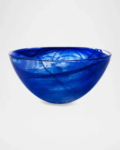 Kosta Boda Contrast Bowl Blue, Large | Thumbnail 2