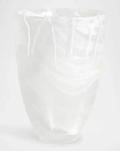 Kosta Boda Contrast White Vase, 8" | Thumbnail 2 Kosta Boda Contrast White Vase, 8" | Thumbnail 2