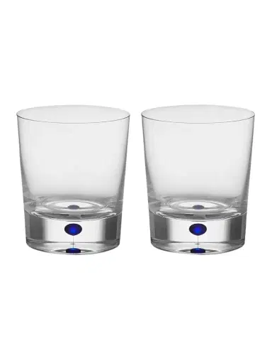 Orrefors Intermezzo Blue Double Old-Fashioned Glasses, Set of 2 | Thumbnail 1 Orrefors Intermezzo Blue Double Old-Fashioned Glasses, Set of 2 | Thumbnail 1
