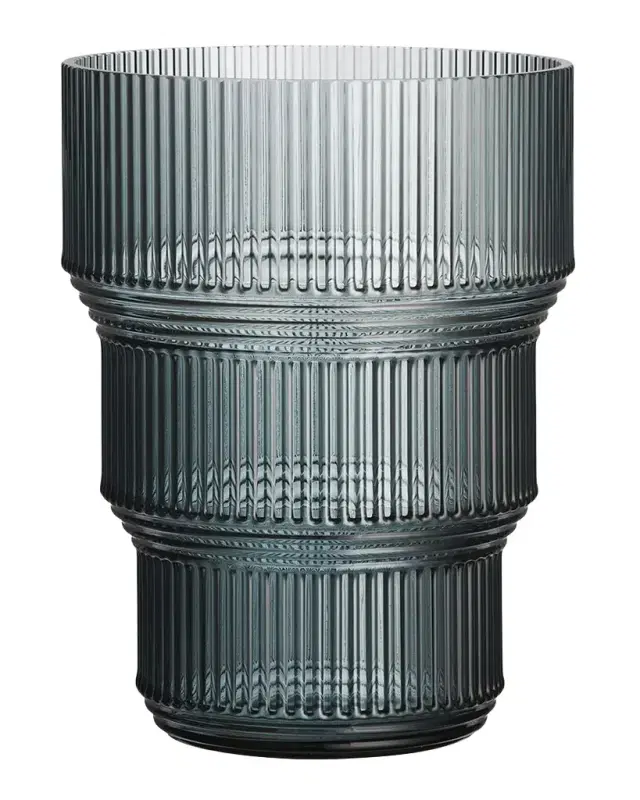 Kosta Boda Gray Pavilion Tulip Vase