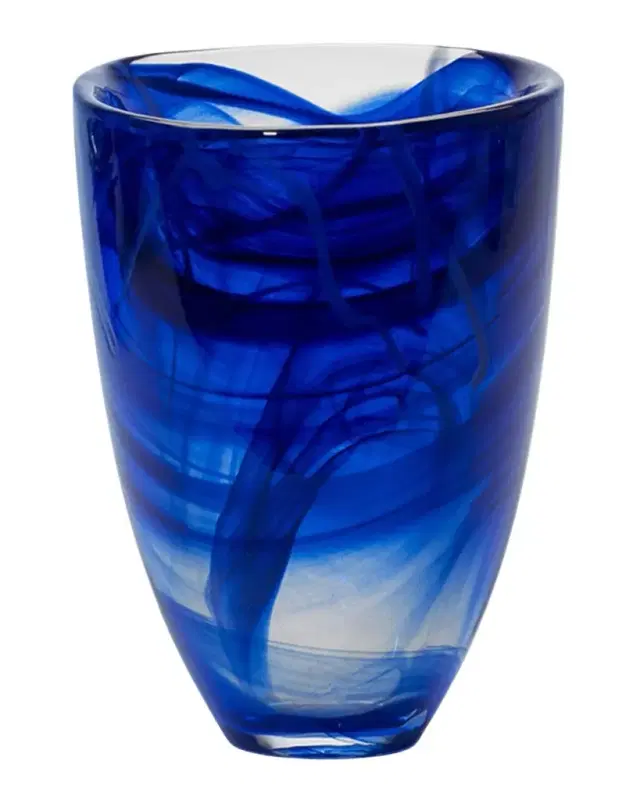 Kosta Boda Contrast Blue Vase