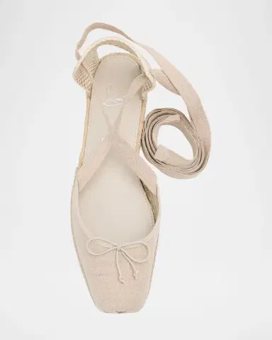 Christian Louboutin Cassiadrilla Canvas Lace-Up Espadrilles | Thumbnail 4 Christian Louboutin Cassiadrilla Canvas Lace-Up Espadrilles | Thumbnail 4