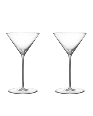 Orrefors Geometry 7 oz. Martini Glasses, Set of 2 | Thumbnail 1 Orrefors Geometry 7 oz. Martini Glasses, Set of 2 | Thumbnail 1