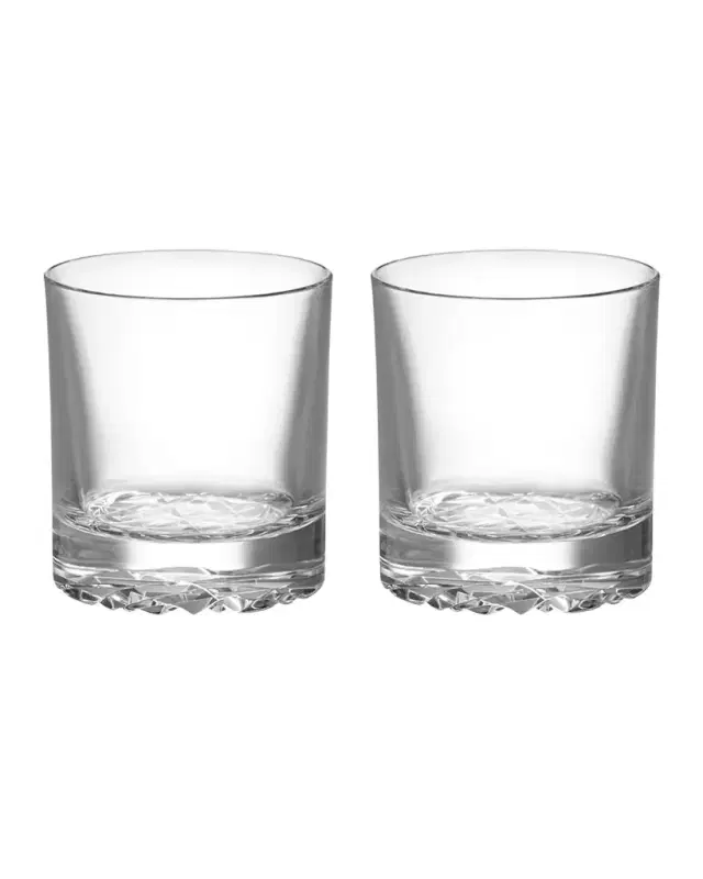 Orrefors Carat 12 oz. Double Old-Fashioned Glasses, Set of 2