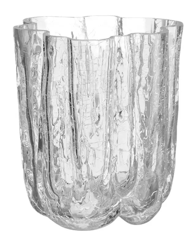 Kosta Boda Crackle Small Vase - 5"