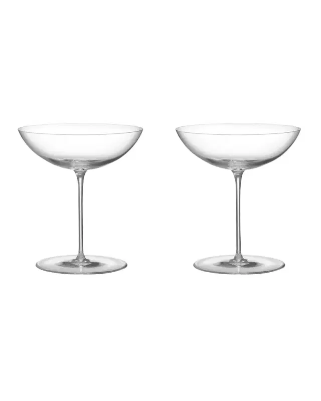 Orrefors Geometry 9 oz. Cocktail Glasses, Set of 2