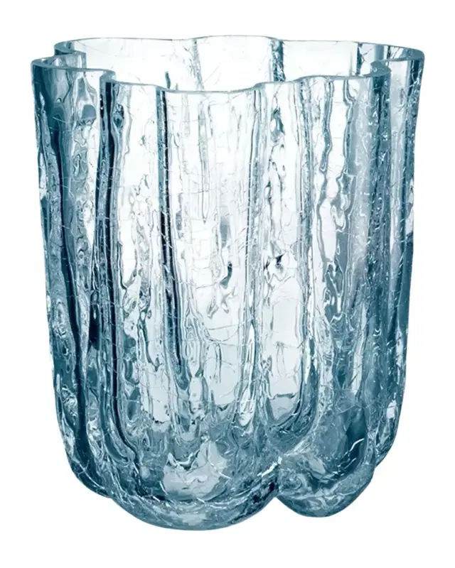 Kosta Boda Crackle Small Vase - 5"