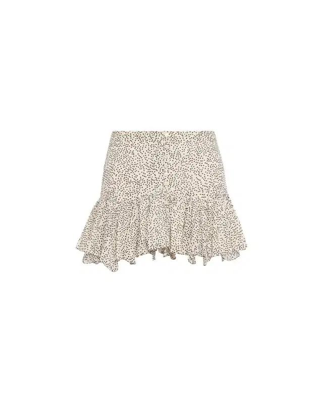 Etoile Isabel Marant Daneen Polka Dot Voile Mini Skirt