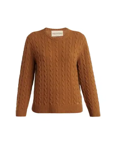 Valentino Garavani Cashmere Cable-Knit Sweater | Thumbnail 1