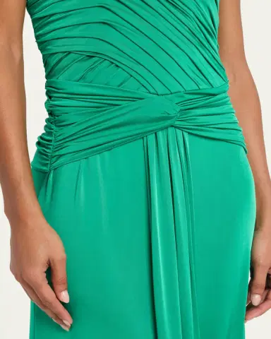 The New Arrivals by Ilkyaz Ozel Amanda Sculpted Jersey Column Gown | Thumbnail 5 The New Arrivals by Ilkyaz Ozel Amanda Sculpted Jersey Column Gown | Thumbnail 5