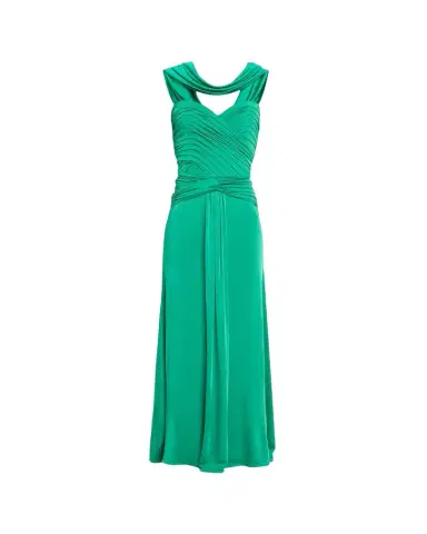 The New Arrivals by Ilkyaz Ozel Amanda Sculpted Jersey Column Gown | Thumbnail 1 The New Arrivals by Ilkyaz Ozel Amanda Sculpted Jersey Column Gown | Thumbnail 1