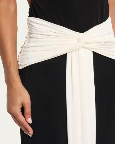 The New Arrivals by Ilkyaz Ozel Euphorie Jersey Halter Gown | Thumbnail 5 The New Arrivals by Ilkyaz Ozel Euphorie Jersey Halter Gown | Thumbnail 5