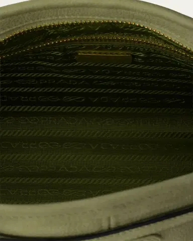Prada Bonnie Belted Nubuck Leather Shoulder Bag | Thumbnail 4