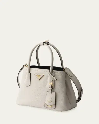 Prada Double Saffiano Leather Top-Handle Bag | Thumbnail 3