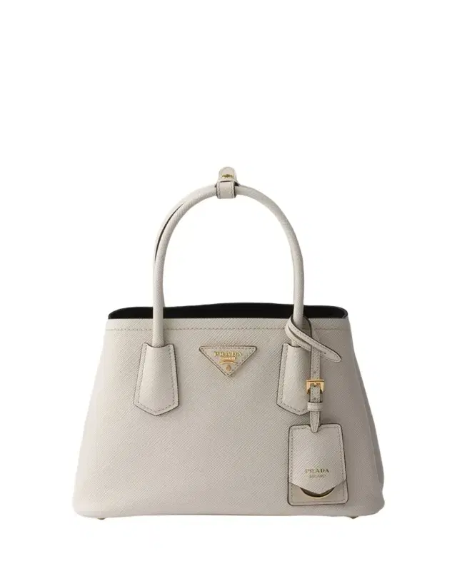 Prada Double Saffiano Leather Top-Handle Bag