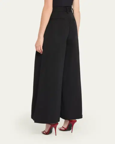 Rosie Assoulin Wide-Leg Cotton Double-Pleat Pants | Thumbnail 3