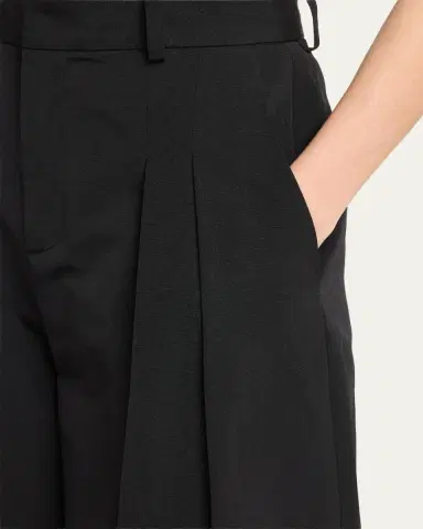 Rosie Assoulin Wide-Leg Cotton Double-Pleat Pants | Thumbnail 5