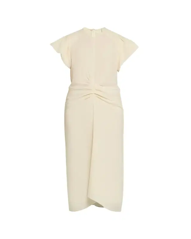 Isabel Marant Terena Gathered Waist Midi Dress