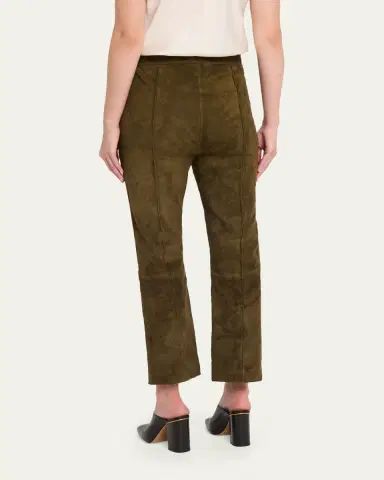 Simkhai Veda Cropped Vegan Suede Pants | Thumbnail 3 Simkhai Veda Cropped Vegan Suede Pants | Thumbnail 3