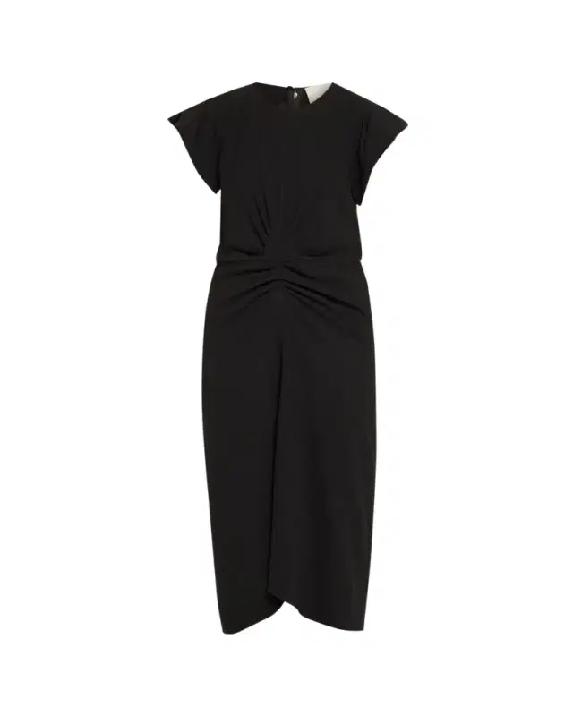 Isabel Marant Terena Gathered Waist Midi Dress