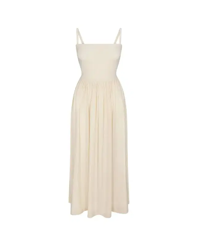 ANEMOS Gathered Waist Maxi Dress