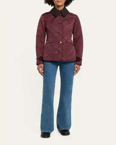 Burberry Fernleigh Check Quilted Slim Jacket | Thumbnail 2 Burberry Fernleigh Check Quilted Slim Jacket | Thumbnail 2