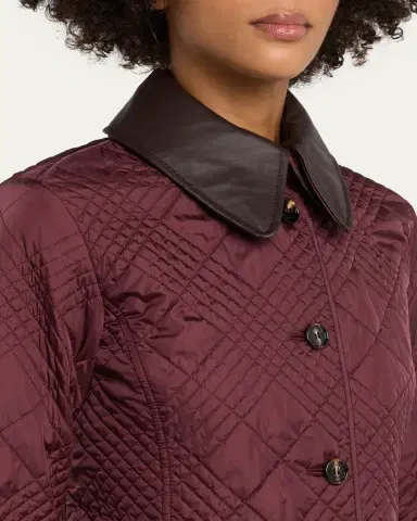 Burberry Fernleigh Check Quilted Slim Jacket | Thumbnail 5 Burberry Fernleigh Check Quilted Slim Jacket | Thumbnail 5