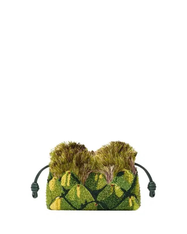 LOEWE Flamenco Beaded Clutch