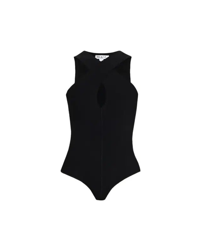 ALAÏA Compact Crossover Bodysuit