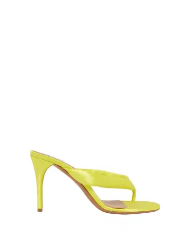 ALAÏA 0mm Padded Satin Thong Sandals | Thumbnail 1