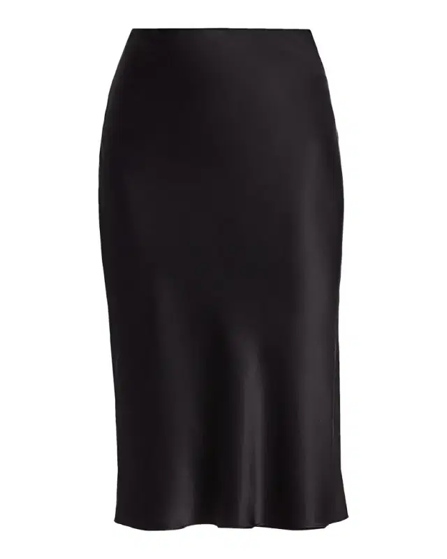 Perin Knee-Length Bias Skirt
